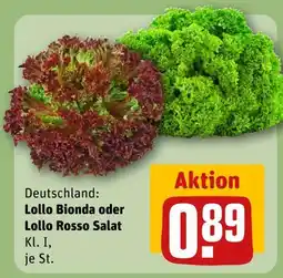 REWE Lollo bionda salat Angebot
