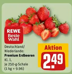 REWE Rewe beste wahl premium erdbeeren Angebot