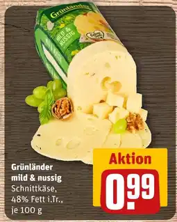 REWE Grünländer mild & nussig Angebot