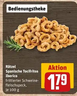REWE Rätzel spanische tocifritos iberico Angebot
