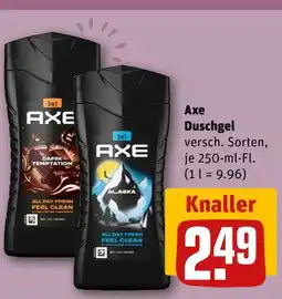 REWE Axe dark temptation duschgel Angebot