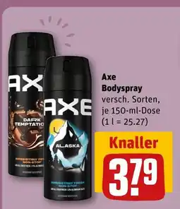 REWE Axe dark temptation bodyspray Angebot