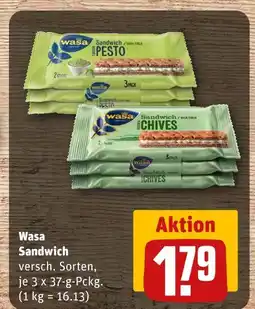 REWE Wasa sandwich pesto Angebot
