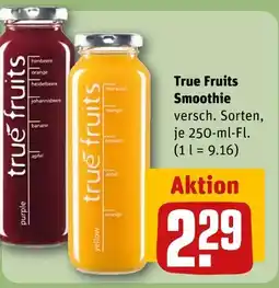 REWE True fruits smoothie purple Angebot