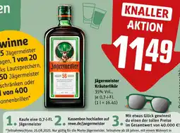 REWE Jägermeister kräuterlikör Angebot