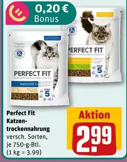 REWE Perfect fit indoor 1+ katzentrockenahrung Angebot