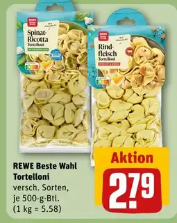 REWE Rewe beste wahl spinat-ricotta tortelloni Angebot