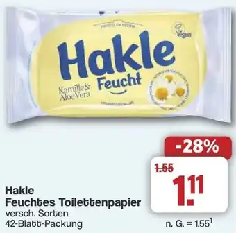 Famila Nord West Hakle Feuchtes Toilettenpapier Angebot