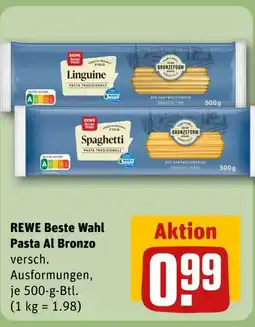REWE Rewe beste wahl linguine pasta al bronzo Angebot
