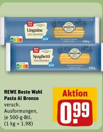 REWE Rewe beste wahl linguine pasta al bronzo Angebot