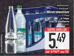 Edeka Adelholzener mineralwasser Angebot