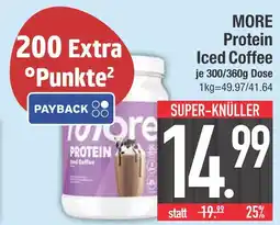 Edeka More protein iced coffee Angebot