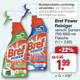 Famila Nord West Bref Power Reiniger Angebot