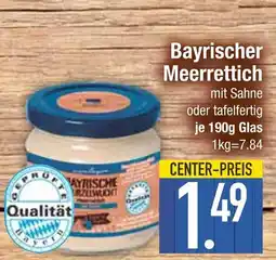 Edeka Bayrischer meerrettich mit sahne Angebot