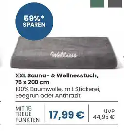 Edeka Xxl sauna- & wellnesstuch Angebot