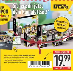 Edeka Blockz komplettset: alle 6 sets enthalten Angebot
