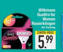 Edeka Wilkinson quattro for women rasierklingen Angebot