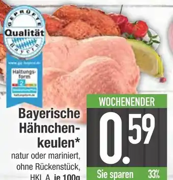 Edeka Bayerische hähnchenkeulen Angebot