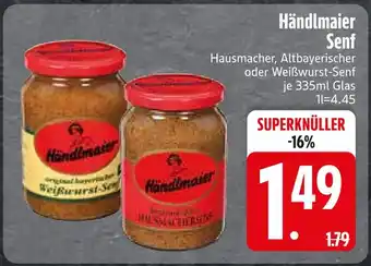Edeka Händlmaier hausmacher senf Angebot