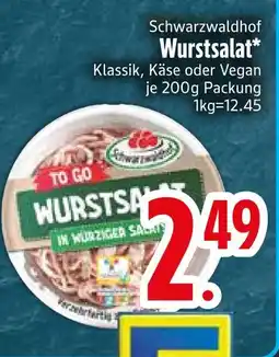 Edeka Schwarzwaldhof wurstsalat klassik Angebot