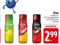 Edeka Gut&günstig sirup zitronen Angebot