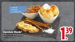 Edeka Alpenhain obazda bayerischer brotzeitkäse Angebot