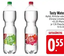 Edeka Gut&günstig tasty water apfel Angebot