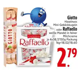 Edeka Giotto haselnuss mini-gebäckkugeln Angebot