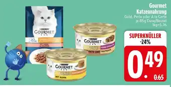 Edeka Gourmet katzennahrung gold Angebot