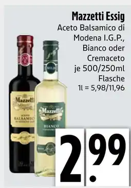Edeka Mazzetti essig aceto balsamico di modena i.g.p., cremaceto Angebot