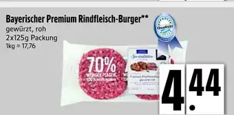 Edeka Bayerischer premium rindfleisch-burger Angebot