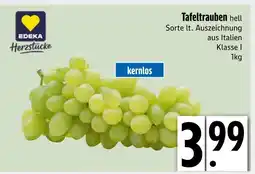 Edeka Edeka herzstücke tafeltrauben hell kernlos Angebot