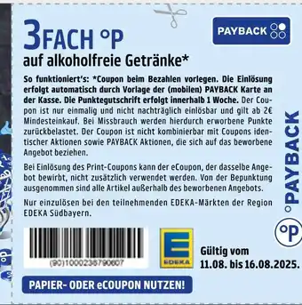 Edeka Payback 3fach °p Angebot