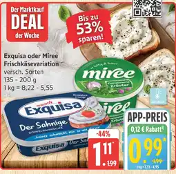 Marktkauf Exquisa frischkäsevariation Angebot