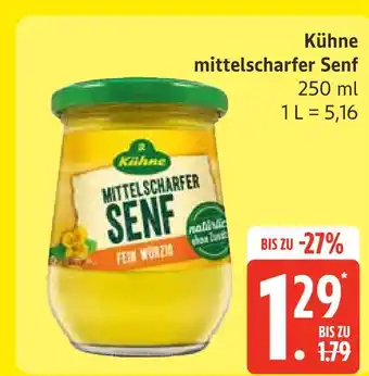 Marktkauf Kühne mittelscharfer senf Angebot