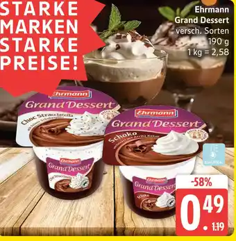 Marktkauf Ehrmann grand dessert choc stracciatella Angebot