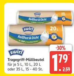 Marktkauf Swirl tragegriff-müllbeutel Angebot