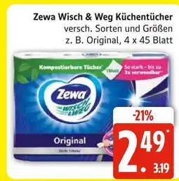 Marktkauf Zewa wisch & weg küchentücher original Angebot