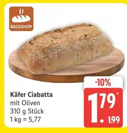 Marktkauf Käfer ciabatta mit oliven Angebot