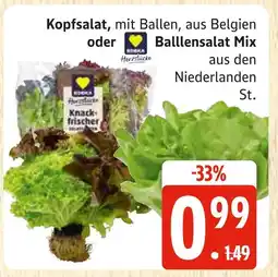 Marktkauf Herzstücke kopfsalat Angebot