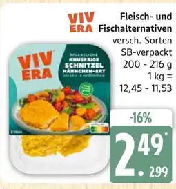 Marktkauf Vivera fleisch- und fischalternativen Angebot