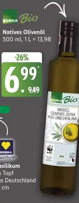 Marktkauf Edeka bio natives olivenöl Angebot