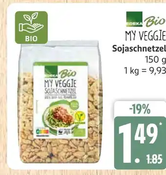 Marktkauf Edeka bio my veggie sojaschnetzel Angebot