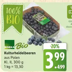 Marktkauf Edeka bio kulturheidelbeeren Angebot