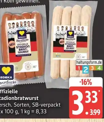 Marktkauf Edeka offizielle stadionbratwurst Angebot