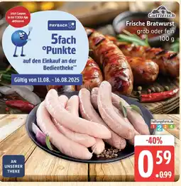 Marktkauf Gutfleisch frische bratwurst grob oder fein Angebot