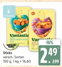 Marktkauf Vantastic foods sticks cheesestyle Angebot