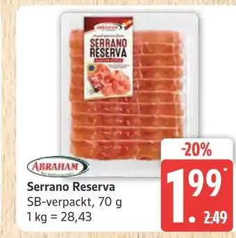 Marktkauf Abraham serrano reserva Angebot