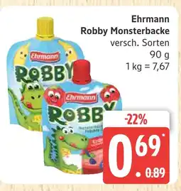 Marktkauf Ehrmann robby monsterbacke Angebot