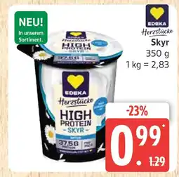 Marktkauf Edeka herzstücke skyr Angebot